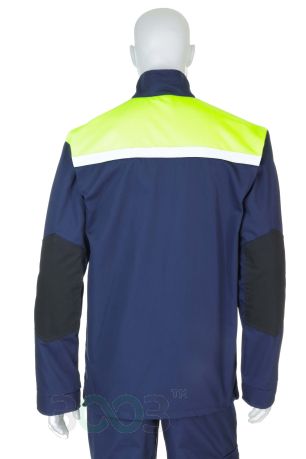 Куртка 3003 робоча Експерт, синьо-лимонна (04020)