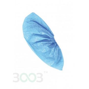 Бахіли поліетиленові С401 блакитні 50 пар (22001)