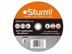 Круг відрізний по металу Sturm 9020-07-230x25