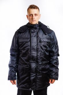 Куртка зимова 3003 Патріот чорна (17001)