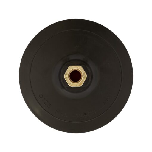 Платформа для круга шліфувального MASTERTOOL з липучкою Velcro Ø 125 мм 10 мм М14 зі стрижнем 08-6001 - Зображення 3