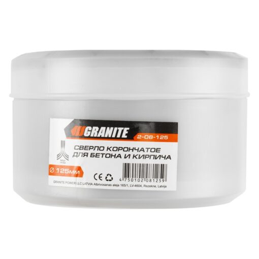 Сверло корончатое для бетона GRANITE 125 мм 13 зубцов 2-08-125 — изображение 2