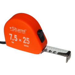 Рулетка Soft Touch с автостопом Sturm 3100203, 7,5 м х 25 мм