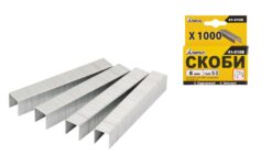 Скобы MASTERTOOL R53 8 мм 1000 шт 41-0108