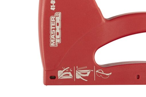 Степлер рессорный MASTERTOOL скоба R53 6-10мм корпус ударопрочный пластик 41-0902 — изображение 4