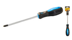 Отвёртка крестовая магнитная MASTERTOOL PH3х150 мм ручка с TPR покрытием 48-5315