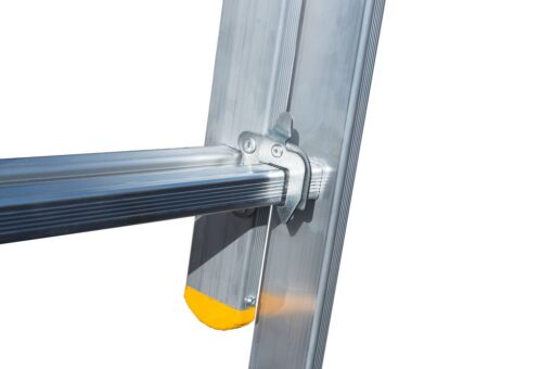 Драбина алюмінієва MASTERTOOL 3-х секційна 3х9 ступенів h=6200 мм max 150 кг 79-1309 - Зображення 6