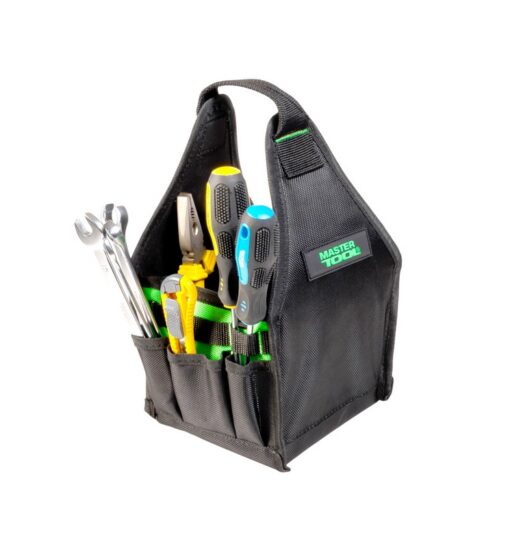 Сумка для інструментів відкрита MASTERTOOL 160х170х310 мм 8 кишень посилене дно 1680 DEN 79-1930 - Зображення 7