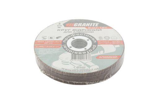 Диск абразивный отрезной для алюминия GRANITE 125х1.6х22.2 мм 10 шт 8-07-121PC — изображение 2