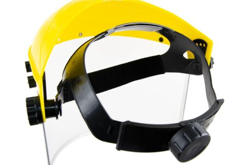 Щиток защитный MASTERTOOL VISION SOFT с наголовником с прозрачным экраном PC 1 мм 81-0007 — изображение 3