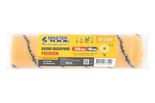 Валик малярський MASTERTOOL Premium 48/250/11 мм Ø 8 мм 92-5304 - Зображення 3