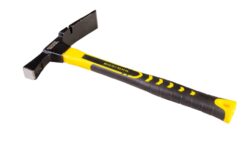 Молоток каменщика MASTERTOOL 600 г HRC 50 рукоятка фиберглассовая 380 мм 02-0124