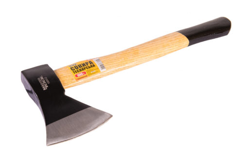 Топор MASTERTOOL 1000 г HRC 50 рукоятка из дерева с полимерной защитой 480 мм 05-0130