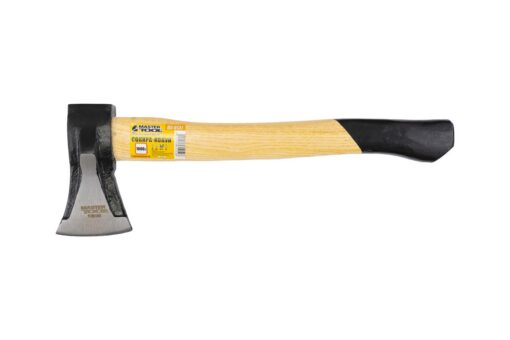 Топор-колун MASTERTOOL 1000 г HRC 50 рукоятка из дерева с полимерной защитой 430 мм 05-0131 — изображение 2