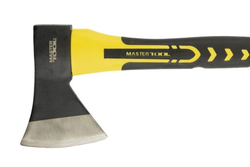 Топор MASTERTOOL 600 г HRC 50 рукоятка фиберглассовая 390 мм 05-0201 — изображение 3