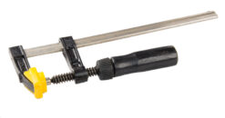 Струбцина столярная MASTERTOOL F-Type 200х50 мм 1700 Н деревянная ручка DIN 5117 07-0001