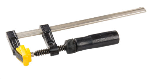 Струбцина столярная MASTERTOOL F-Type 200х50 мм 1700 Н деревянная ручка DIN 5117 07-0001