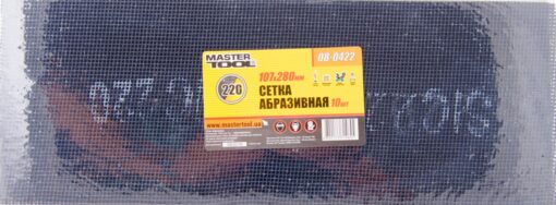 Сетка абразивная MASTERTOOL зерно 220 107х280 мм 10 шт 08-0422