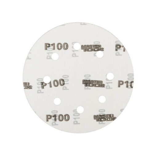 Круг шлифовальный на липучке MASTERTOOL 180 мм/8 отв P100 набор 5 шт 08-1810-H — изображение 2