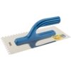 Тёрка нержавеющая с пластиковой ручкой зубчатая MASTERTOOL 125х270 мм зуб 6х6 мм 08-2826