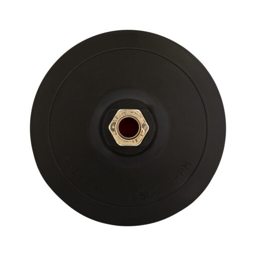 Платформа для круга шлифовального MASTERTOOL с липучкой Velcro Ø 125 мм 3 мм М14 со стержнем 08-6000 — изображение 3