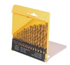 Набір свердл для металу MASTERTOOL 19 шт HSS 1 - 10 мм plastic box ТИТАН 11-0219