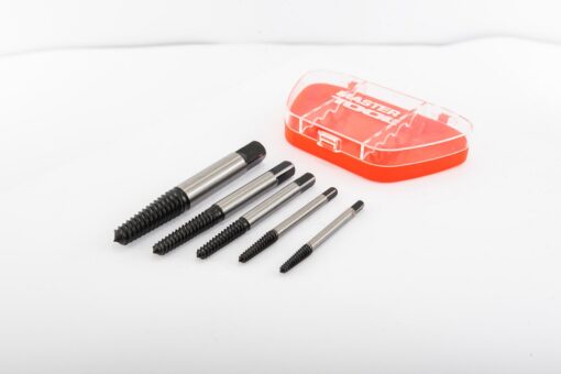 Экстракторы для выкручивания поврежденных винтов MASTERTOOL М3-М18 набор 5 шт 14-1405 — изображение 7
