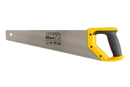Ножовка столярная MASTERTOOL 7TPI MAX CUT 400 мм закаленный зуб 3-D заточка полированная 14-2040