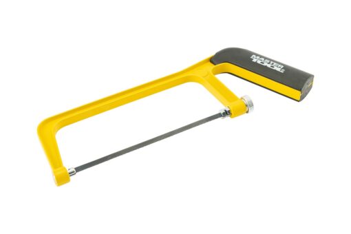Ножовка по металлу MASTERTOOL 150 мм алюминиевая рукоятка с покрытием TPR flex полотно 12.5 мм 24TPI 14-2215 — изображение 2