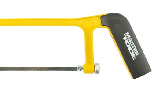 Ножовка по металлу MASTERTOOL 150 мм алюминиевая рукоятка с покрытием TPR flex полотно 12.5 мм 24TPI 14-2215 — изображение 3