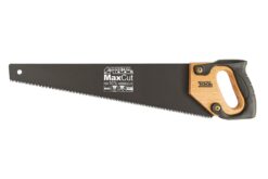 Ножовка столярная MASTERTOOL 7TPI MAX CUT тефлоновое покрытие 450 мм закаленный зуб 3-D заточка 14-2345