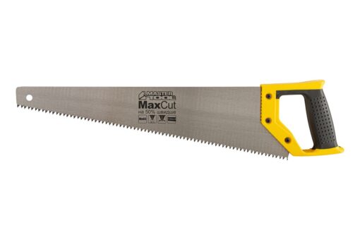 Ножовка столярная MASTERTOOL 4TPI MAX CUT 450 мм закаленный зуб 2-D заточка полированная 14-2645