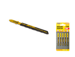 Полотно пильное для лобзика MASTERTOOL T119B 5 шт дерево/пластик быстрый прямой рез 12TPI/77 мм 14-2819