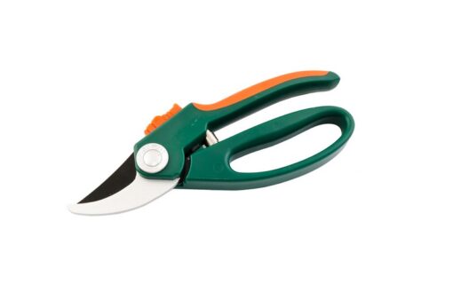 Секатор садовый MASTERTOOL 200 мм с ручками ABS-пластик с покрытием TPR лезвие тефлоновое Mn65 14-6119