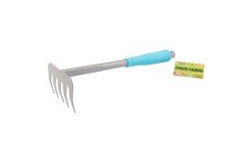 Грабли садовые MASTERTOOL 5 зубов 300х90 мм с пластиковой ручкой 14-6183