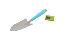 Совок садовый зауженный MASTERTOOL 310х80 мм с пластиковой ручкой 14-6186