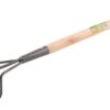 Культиватор садовый MASTERTOOL 450х85 мм с удлиненной деревянной ручкой 14-6195