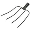 Вилы хозяйственные MASTERTOOL 4 зуба 210х300 мм молотковая покраска 14-6235