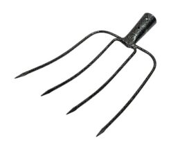 Вилы хозяйственные MASTERTOOL 4 зуба 210х300 мм молотковая покраска 14-6235