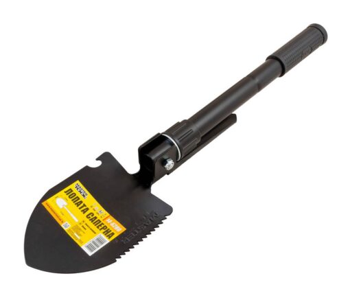 Лопата саперная MASTERTOOL 95х125х415 мм складная с чехлом 14-6280 — изображение 2