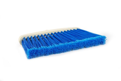 Метла плоская MASTERTOOL COMBI пластиковая колодка 280х40х185/140 мм распушенная без ручки 14-6353 — изображение 3