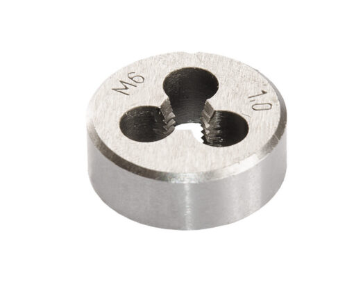 Плашка для нарезания резьбы MASTERTOOL M6х1,0 мм 9ХС DIN 233 15-0063