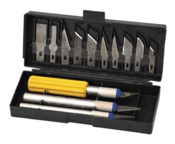 Скальпели для вырезания MASTERTOOL набор 13 шт 17-1013