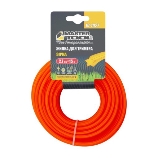 Леска для триммера MASTERTOOL ЗВЕЗДА 2,70 мм 15 м 19-1027 — изображение 2