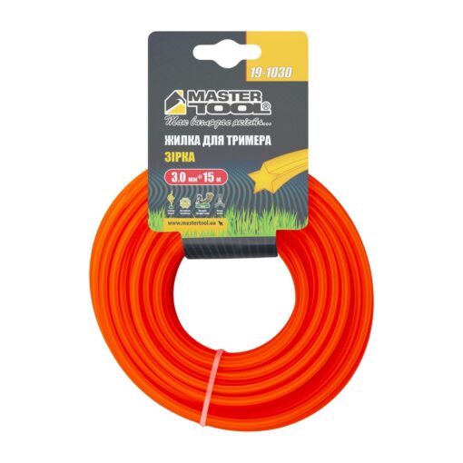 Леска для триммера MASTERTOOL ЗВЕЗДА 3,00 мм 15 м 19-1030 — изображение 2