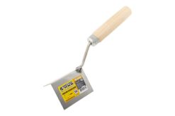 Кельма для наружных углов MASTERTOOL 60х80 мм нержавеющая сталь деревянная ручка 19-4320