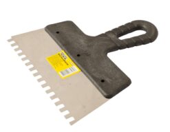 Шпатель зубчатый MASTERTOOL 200х6х6 мм 19-6620