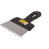 Шпатель зубчатый MASTERTOOL 150х8х8 мм 19-6815