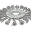 Щетка дисковая MASTERTOOL из плетеной проволоки 115х22.2 мм 19-9011