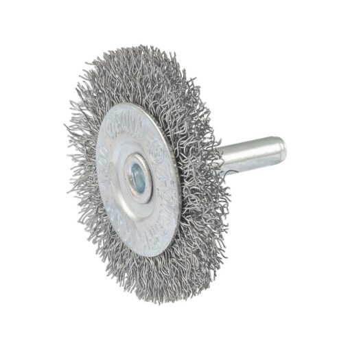 Щетка дисковая MASTERTOOL из рифленой проволоки 50 мм со стержнем 1/4" 19-9805